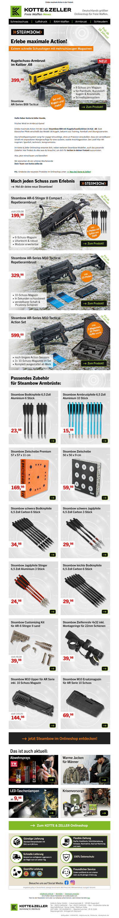 Frischer Wind im Armbrust-Game 🔥