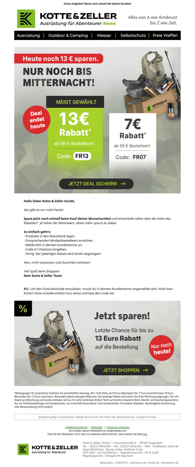 ✅ Letzte Chance: Nur noch bis Mitternacht gültig!