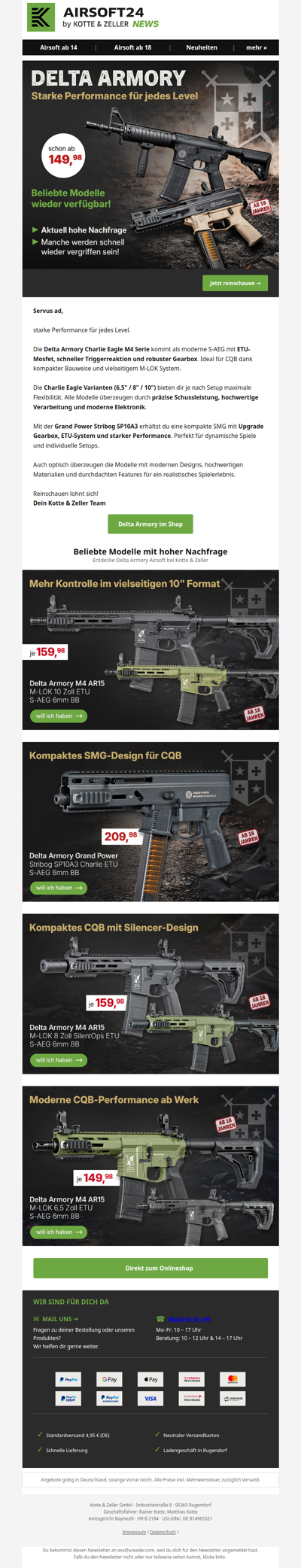 Beliebte Modelle mit hoher Nachfrage