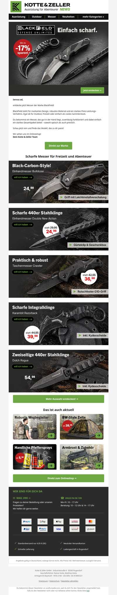 BlackField: Einfach scharf!