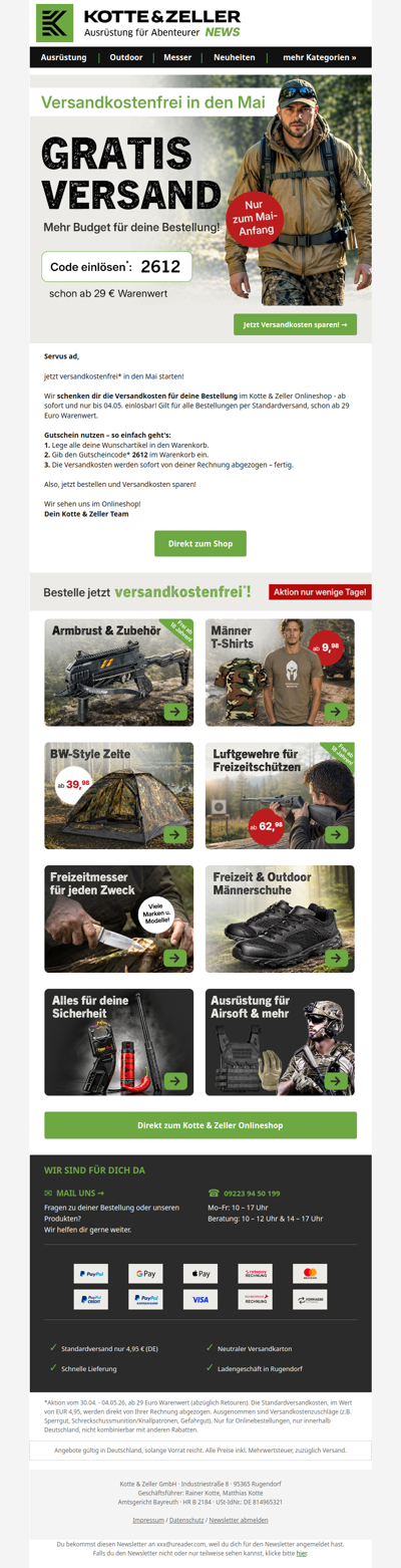 ✅  Versandkostenfrei: Starte perfekt in den Mai