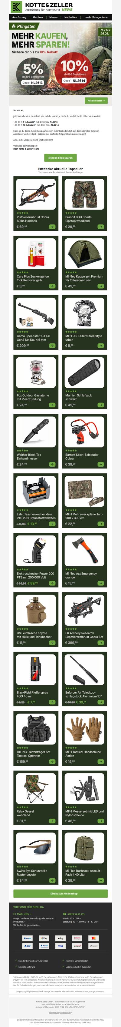 Jetzt -10% auf alles sichern 🔥