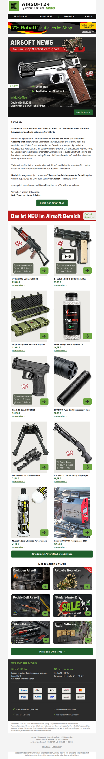 Starke Ausstattung, starker Preis: Die M945 für 89 €