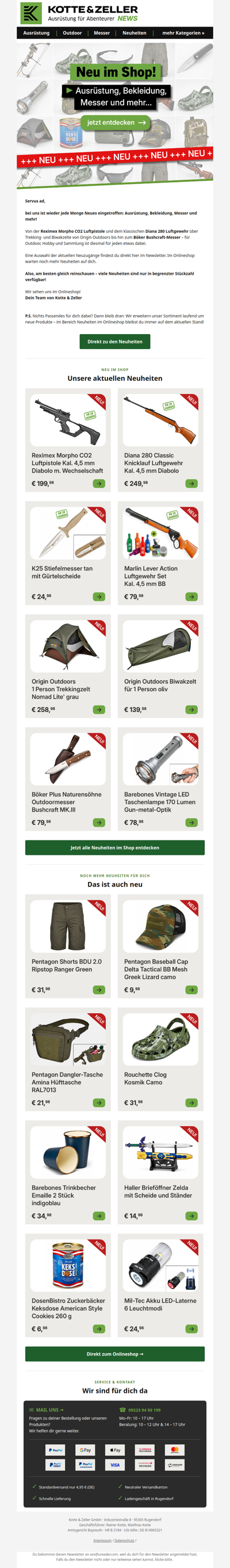 👉 Hast du unsere Neuheiten schon gesehen?
