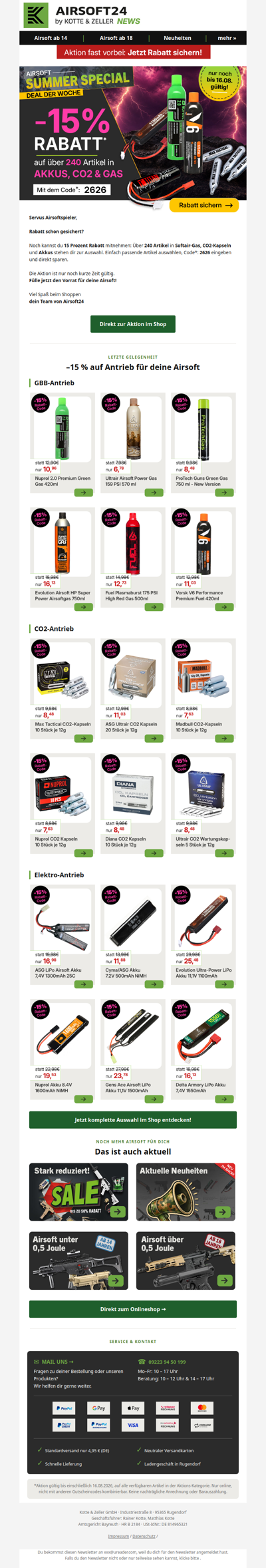 Jetzt 15% in der Power-Woche sichern!