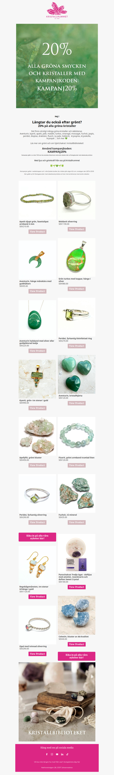 💚 grönt är skönt🍀20% på allt grönt🌱