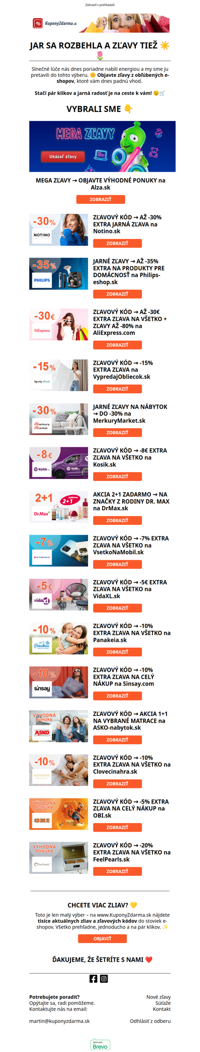 JAR SA ROZBEHLA A ZĽAVY TIEŽ ☀️🌷