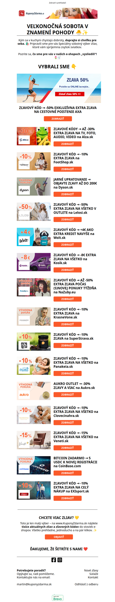 VEĽKONOČNÁ SOBOTA V ZNAMENÍ POHODY 🐣✨