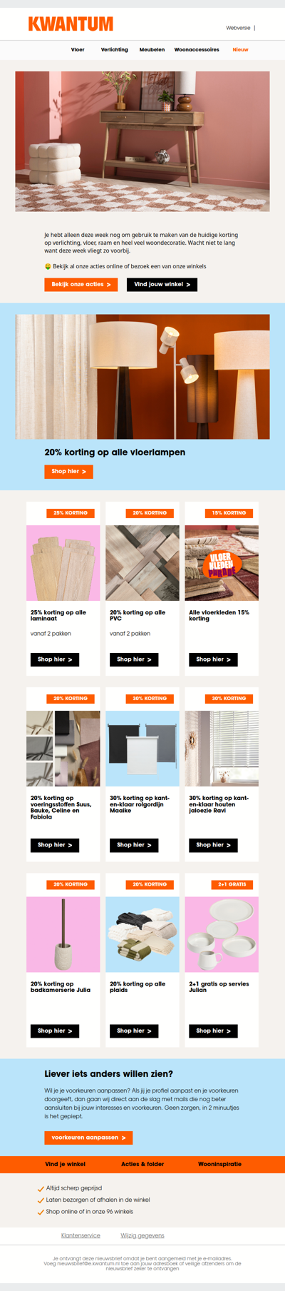 Bekijk onze nieuwe acties 📢