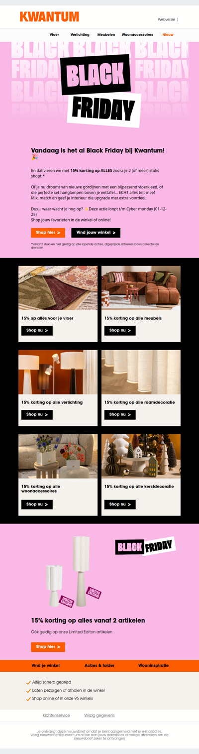 🎉🖤Black Friday start vandaag: 15% korting op ALLES!