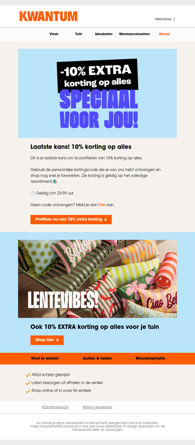 Laatste kans: 10% korting op alles 🤩