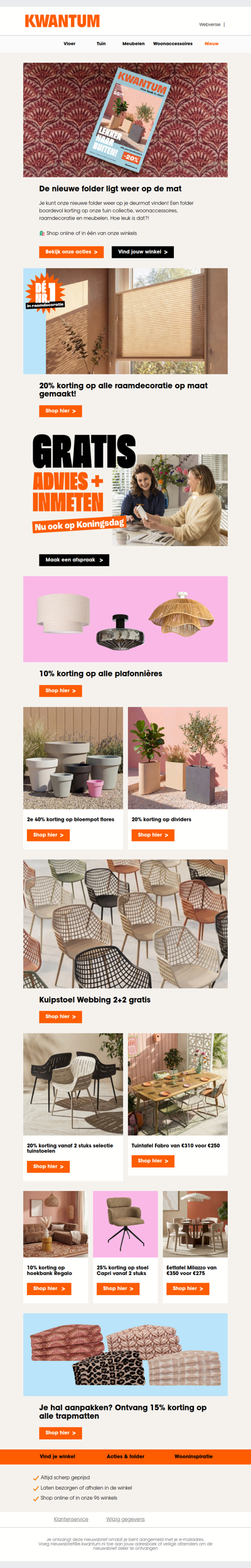 Nieuw folder; nieuwe acties 😍