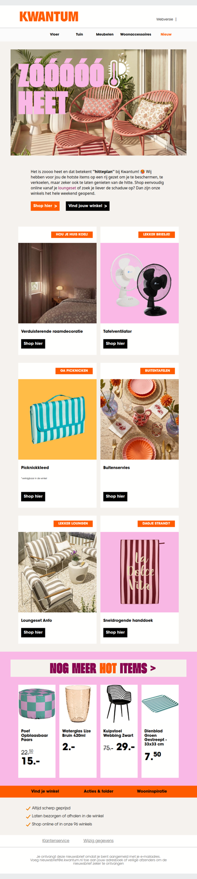 Hitteplan! De hotste items voor warme dagen! 🥵