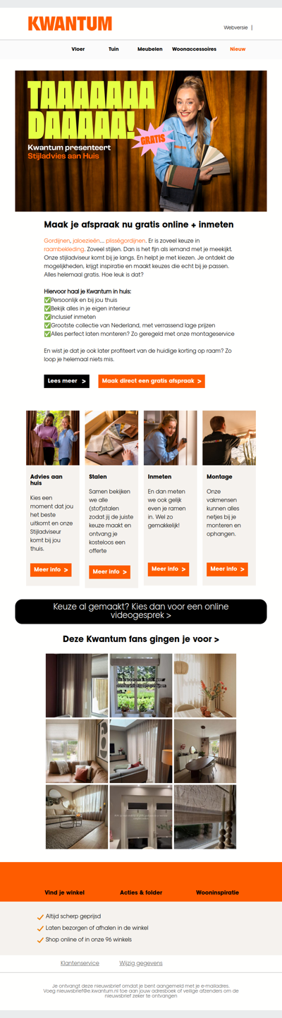 Taadááá! Gratis Stijladvies aan Huis 🏠