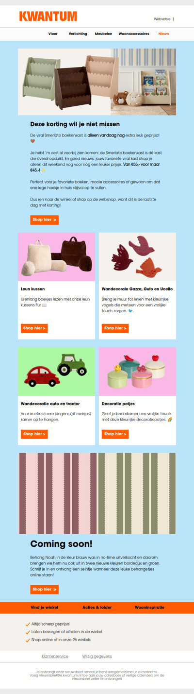 Laatste kans! Shop de viral Smerlato boekenkast nu met korting