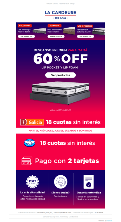 ¿Resortes Pocket o Espuma? 🤔 60% OFF para tu próximo colchón