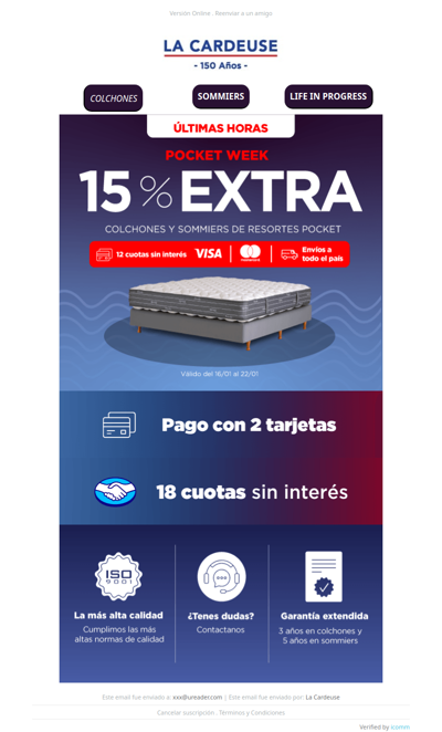 ¡Última oportunidad! 15% Extra 🤩 Pocket Week