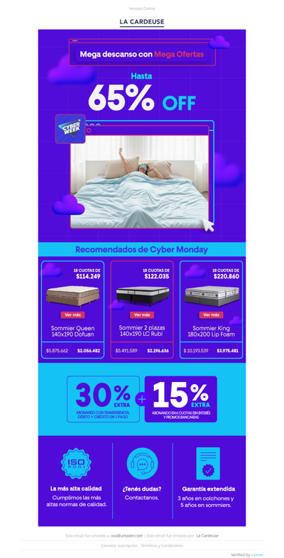 🔥 ¡No te lo pierdas! 65% OFF en Cyber Week 🔥