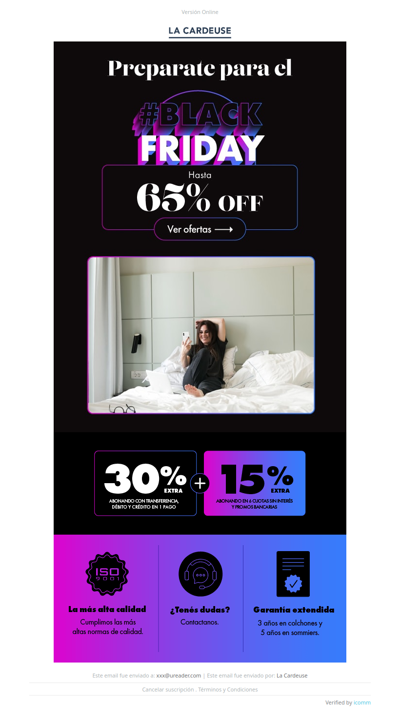 🔥 ¡No te lo pierdas! Black Friday con hasta 65% OFF