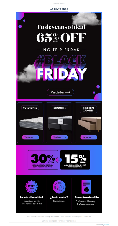 🔥 ¡Imperdible! Hasta 65% OFF en colchones y sommiers