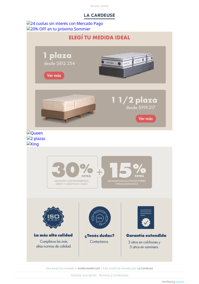 🛏️ ¡Aprovechá 20% OFF en Sommiers y pagá en 24 cuotas!