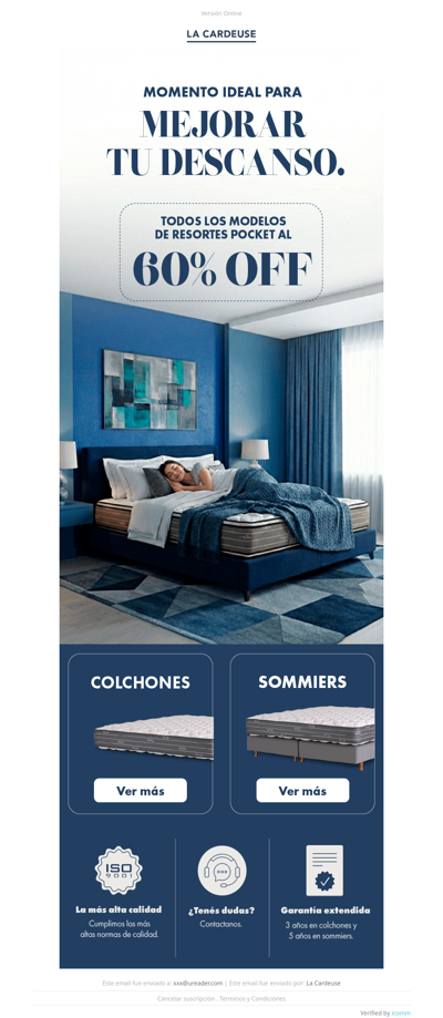 Dale un upgrade a tus noches ✨60% off✨