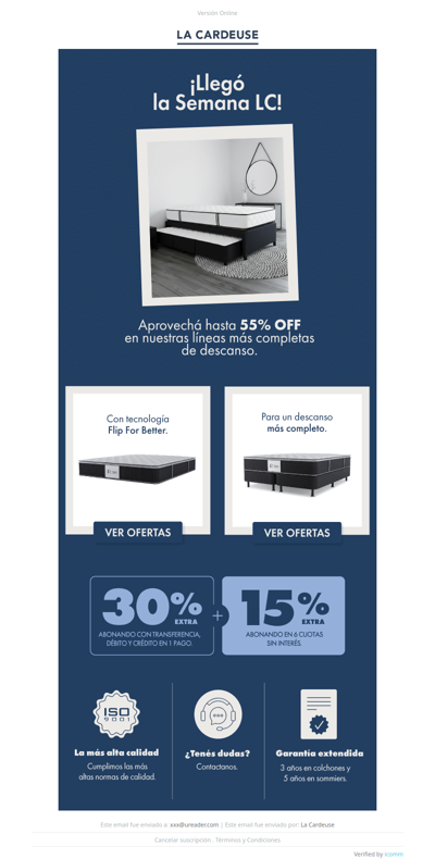 🔥¡Semana LC! Hasta 55% OFF en tus noches soñadas