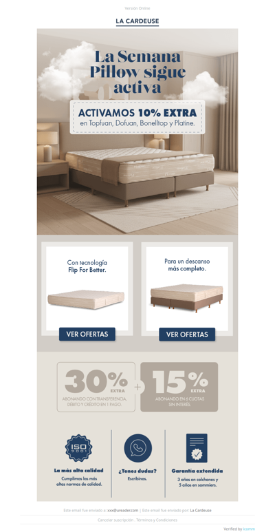 🛏️¡No te quedes sin el 10% OFF en Pillow!