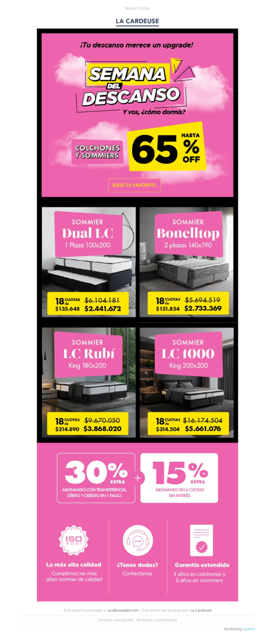 ⚡ Semana del Descanso: no te lo pierdas