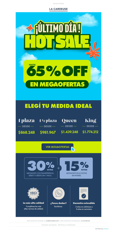 ⏳¡Último día! No dejes pasar el Hot Sale⏳