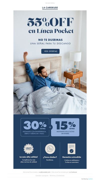 Aprovechá Hasta 55% OFF en Línea Pocket 🛌🔥