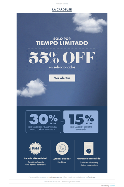 Hasta 55% off en Modelos LC seleccionados 💣