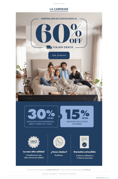 Hasta 60% off en nuestros convocados 🚚