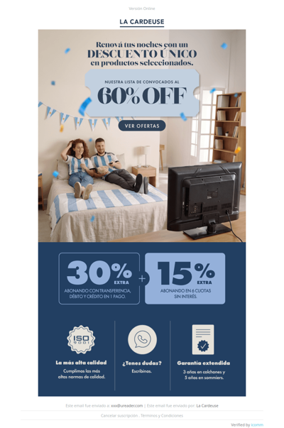 🏆 ¡Nuestra lista de convocados tiene 60% OFF!