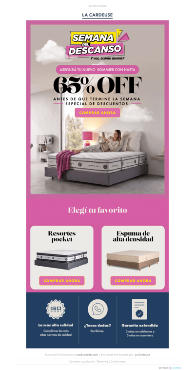 🔥¡Renovate con la Semana del Descanso!🔥