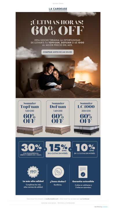 ÚLTIMAS HORAS ⏳ 60% OFF hasta las 00:00