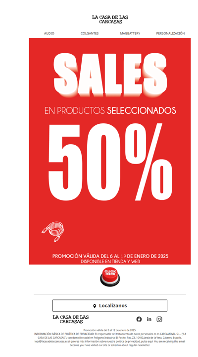 🕒 REBAJAS TOP ¡-50% en productos seleccionados!