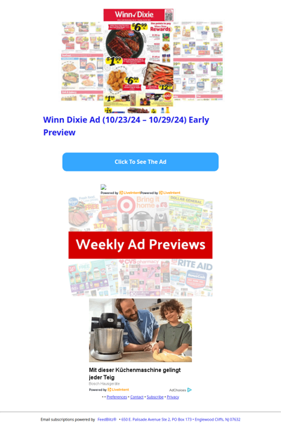 🔥 Winn Dixie Ad (10/23/24 - 10/29/24) Early Preview