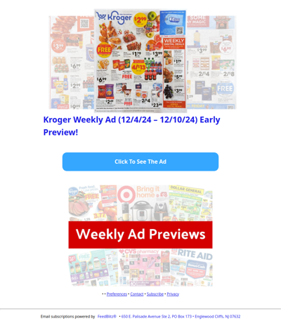 🔥Kroger Weekly Ad (12/4/24 - 12/10/24) Early Preview!