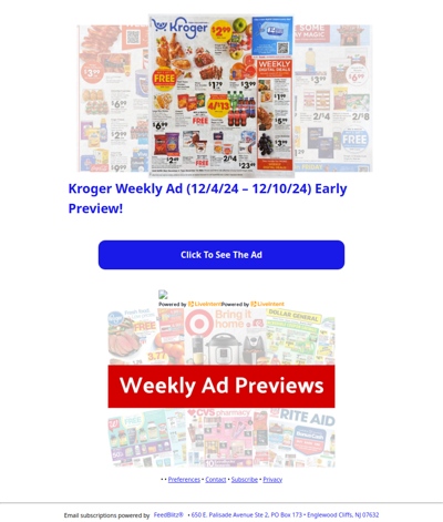 🔥Kroger Weekly Ad (12/4/24 - 12/10/24) Early Preview!