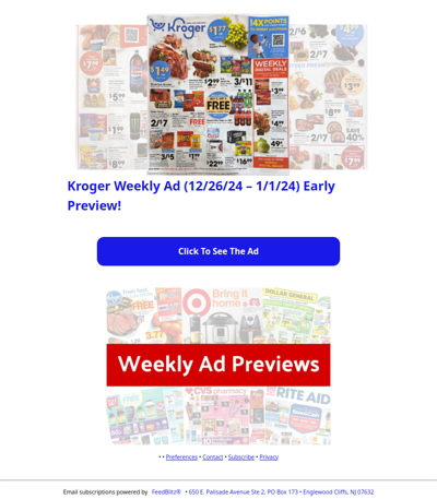 🔥Kroger Weekly Ad (12/26/24 - 1/1/24) Early Preview!