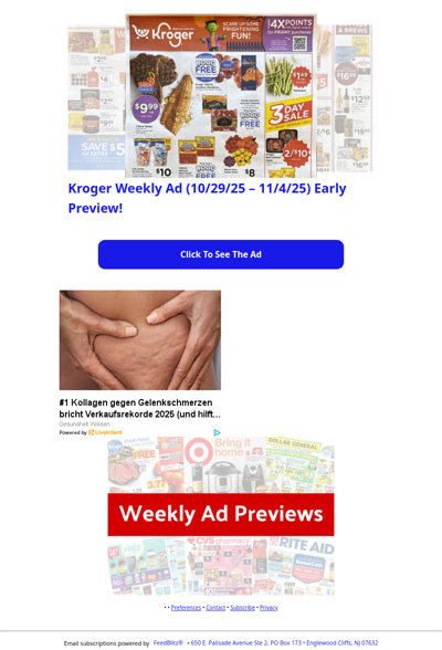🔥Kroger Weekly Ad (10/29/25 - 11/4/25) Early Preview!