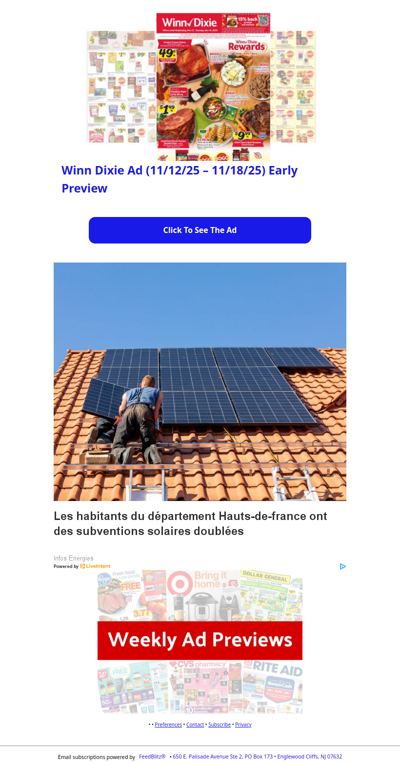 🔥 Winn Dixie Ad (11/12/25 - 11/18/25) Early Preview