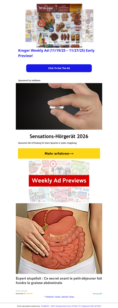 🔥Kroger Weekly Ad (11/19/25 - 11/27/25) Early Preview!