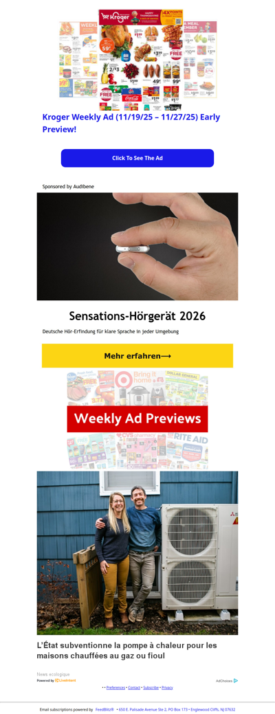 🔥Kroger Weekly Ad (11/19/25 - 11/27/25) Early Preview!