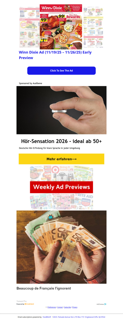 🔥 Winn Dixie Ad (11/19/25 - 11/26/25) Early Preview