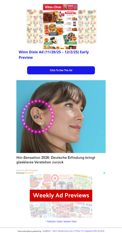 🔥 Winn Dixie Ad (11/28/25 - 12/2/25) Early Preview