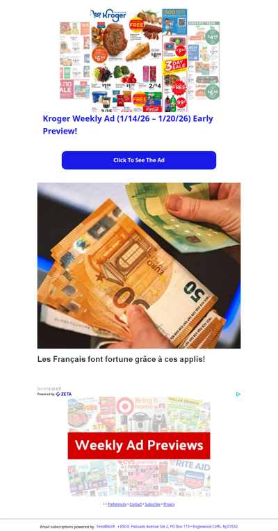 🔥Kroger Weekly Ad (1/14/26 - 1/20/26) Early Preview!