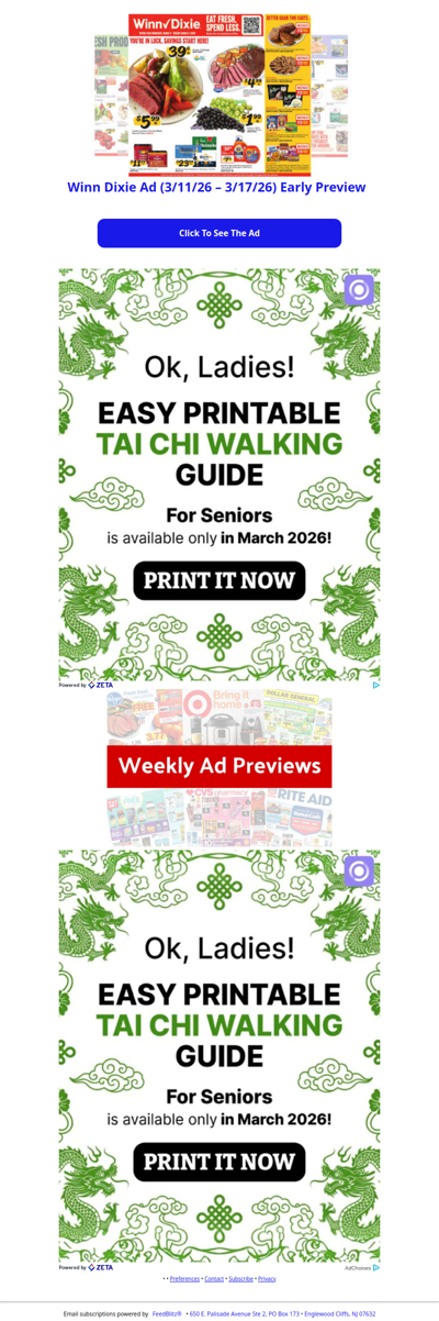 🔥 Winn Dixie Ad (3/11/26 - 3/17/26) Early Preview