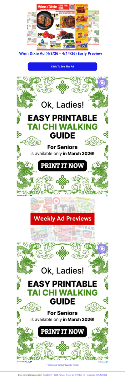 🔥 Winn Dixie Ad (4/8/26 - 4/14/26) Early Preview